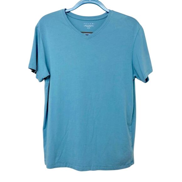 Tahari Other - Tahari Mens Turquoise V Neck Short Sleeve T Shirt